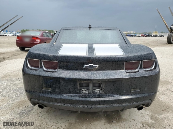 2011 Chevrolet Camaro 2LT with VIN 2G1FC1ED8B9123680, listed as a Copart auction lot 46608055 with 194,363 mi miles and Salvage Title. Bid and sale history available at carsss.com. Image 6.