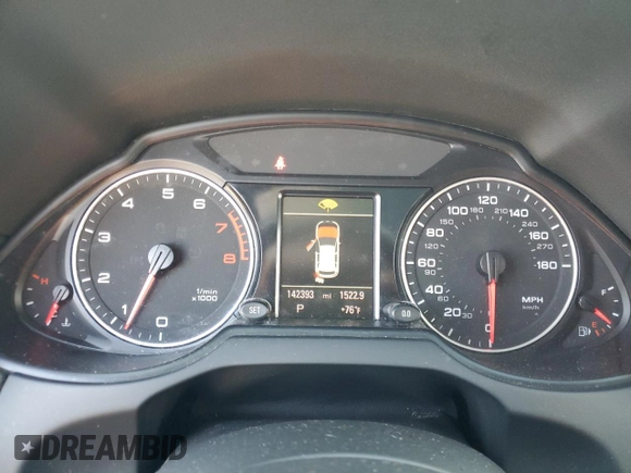 2012 Audi Q5 3.2L Premium Plus with VIN WA1DKAFP8CA136276, listed as a Copart auction lot 52168905 with 142,393 mi miles and Salvage Title. Bid and sale history available at carsss.com. Image 9.