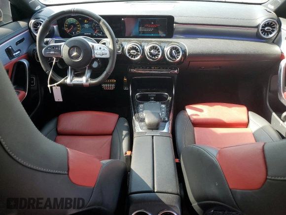 2021 Mercedes-Benz CLA 45 AMG with VIN W1K5J5DB9MN178970, listed as a Copart auction lot 67955604 with 21,947 mi miles and Salvage Title. Bid and sale history available at DreamBid. Image 8.