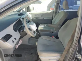 2013 Toyota Sienna L with VIN 5TDZK3DC7DS381775, listed as a Copart auction lot 57252145 with 221,160 mi miles and Salvage title. Bid and sale history available at DreamBid. Image 7.