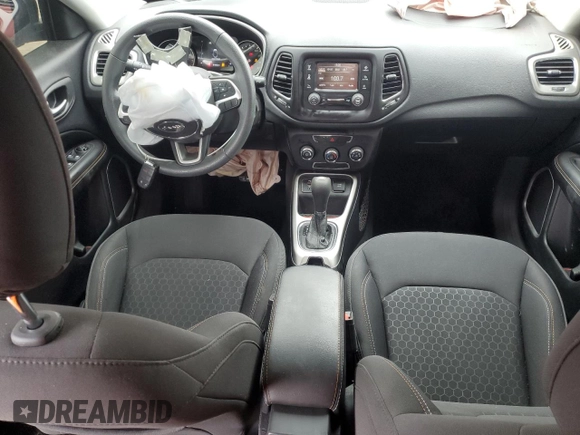 2018 Jeep Compass Sport with VIN 3C4NJCAB6JT409466, listed as a Copart auction lot 54982045 with 81,985 mi miles and Salvage title. Bid and sale history available at DreamBid. Image 8.