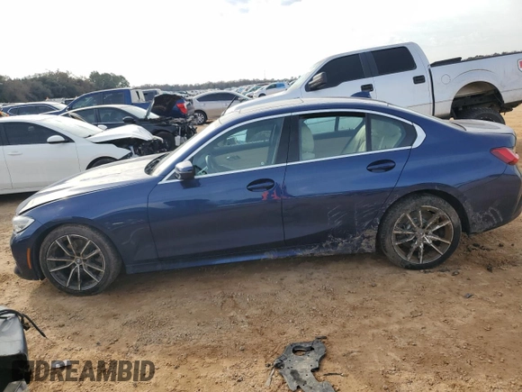 2020 BMW 3 Series 330i xDrive with VIN 3MW5R7J08L8B19912, listed as a Copart auction lot 42460805 with 29,521 mi miles and Salvage Title. Bid and sale history available at carsss.com. Image 1.