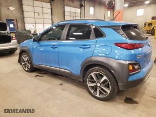 2018 Hyundai Kona Ultimate with VIN KM8K5CA57JU064659, listed as a Copart auction lot 82434424 with 128,659 mi miles and Salvage Title. Bid and sale history available at carsss.com. Image 2.