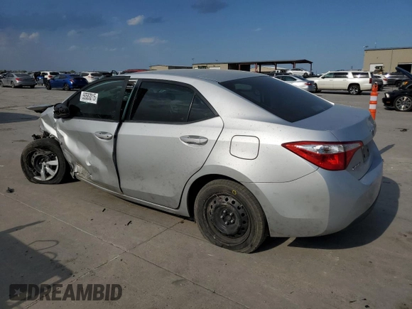 2016 Toyota Corolla L with VIN 5YFBURHE8GP453526, listed as a Copart auction lot 50583015 with 65,445 mi miles and Salvage Title. Bid and sale history available at DreamBid. Image 2.