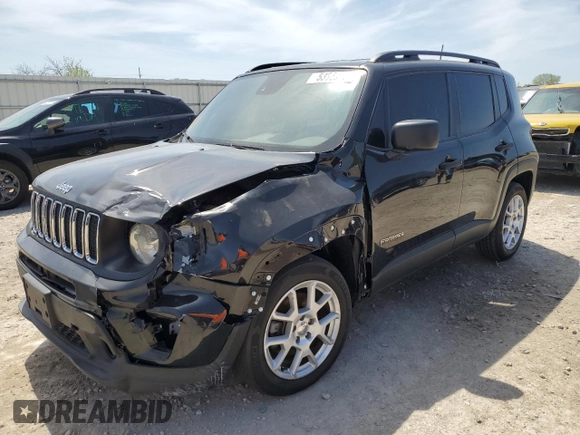 2021 Jeep Renegade Jeepster z VIN ZACNJCAB1MPM26894, wystawiony jako Copart lot #53859975 z przebiegiem 76 402 mil mil oraz Czysty tytuł • Clean title. Historia ofert i sprzedaży dostępna na DreamBid. Obrazek 1.