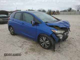 2017 Honda Fit EX-L with VIN JHMGK5H80HS008887, listed as a Copart auction lot 44145485 with Not Provided miles and Salvage Title. Bid and sale history available at DreamBid. Image 4.