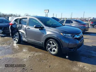 2019 Honda CR-V EX-L with VIN 7FARW1H84KE006415, listed as a IAAI auction lot 41135528 with 53,160 mi miles. Bid and sale history available at carsss.com. Image 1.