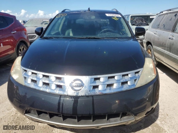 2003 Nissan Murano SL with VIN JN8AZ08T33W109356, listed as a Copart auction lot 77529424 with 0 mi miles and Non Repairable. Bid and sale history available at carsss.com. Image 5.