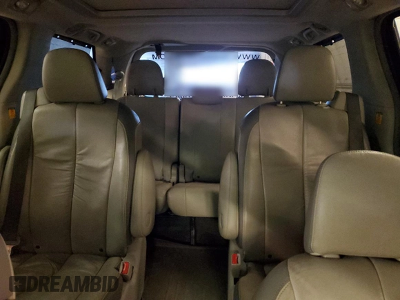 2011 Toyota Sienna XLE AAS with VIN 5TDYK3DC9BS020976, listed as a Copart auction lot 46280905 with 258,265 mi miles and Salvage Title. Bid and sale history available at DreamBid. Image 10.