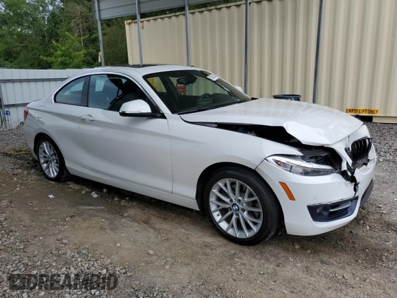 2016 BMW 2 Series 228i xDrive with VIN WBA1G9C54GV599426, listed as a Copart auction lot 57508325 with 36,586 mi miles and Salvage title. Bid and sale history available at DreamBid. Image 4.