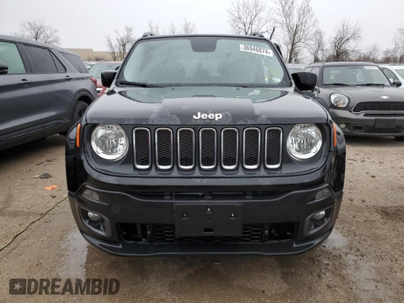 2015 Jeep Renegade Latitude with VIN ZACCJABT3FPB91780, listed as a Copart auction lot 36946074 with Not Provided miles and Salvage Title. Bid and sale history available at carsss.com. Image 5.