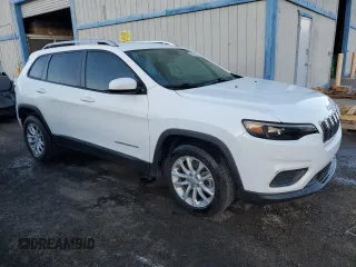 2021 Jeep Cherokee Latitude with VIN 1C4PJLCB1MD164091, listed as a Copart auction lot 47351735 with 55,812 mi miles and Clean Title. Bid and sale history available at carsss.com. Image 4.
