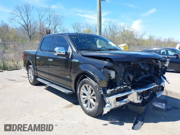 2015 Ford F-150 XL with VIN 1FTEW1CG9FKE68339, listed as a IAAI auction lot 41827812 with 186,160 mi miles and . Bid and sale history available at DreamBid. Image 1.