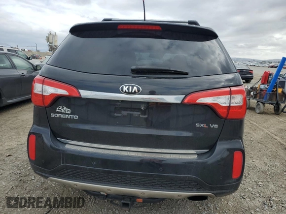 2015 Kia Sorento SX Limited with VIN 5XYKWDA78FG648568, listed as a Copart auction lot 53747055 with 167,146 mi miles and Clean Title. Bid and sale history available at carsss.com. Image 6.
