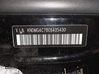 2012 Kia Sedona LX with VIN KNDMG4C78C6435430, listed as a IAAI auction lot 41701890 with 170,128 mi miles. Bid and sale history available at carsss.com. Image 9.