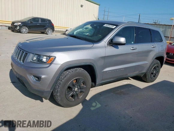 2014 Jeep Grand Cherokee Laredo with VIN 1C4RJEAG4EC182773, listed as a Copart auction lot 54085255 with 138,775 mi miles and Salvage Title. Bid and sale history available at DreamBid. Image 1.