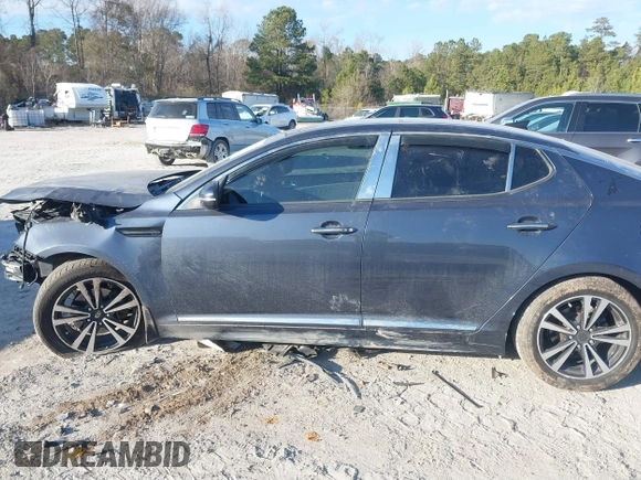 2015 Kia Optima EX with VIN 5XXGN4A71FG426726, listed as a IAAI auction lot 41341272 with 114,298 mi miles. Bid and sale history available at carsss.com. Image 14.