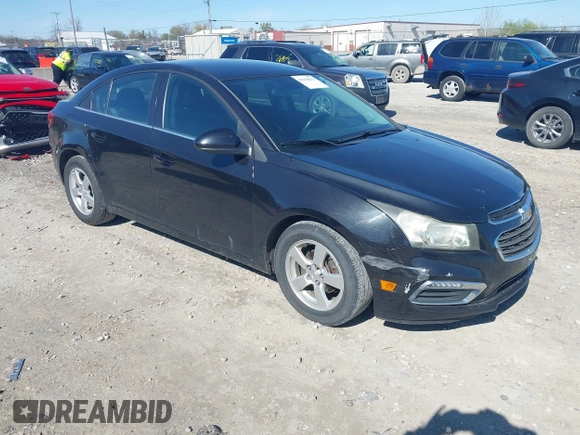 2015 Chevrolet Cruze LT with VIN 1G1PC5SB3F7113824, listed as a IAAI auction lot 42220643 with 122,213 mi miles and . Bid and sale history available at DreamBid. Image 1.