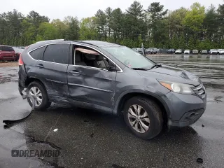 2013 Honda CR-V EX-L z VIN 2HKRM4H75DH668874, wystawiony jako Copart lot #55956255 z przebiegiem 136 539 mil mil oraz Szkoda całkowita • Salvage title. Historia ofert i sprzedaży dostępna na DreamBid. Obrazek 4.