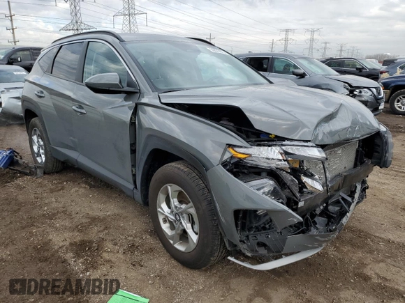 2024 Hyundai Tucson SEL with VIN 5NMJBCDE4RH383881, listed as a Copart auction lot 50635275 with 16,845 mi miles and Salvage Title. Bid and sale history available at carsss.com. Image 4.
