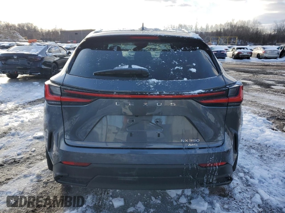 2022 Lexus NX 350 with VIN JTJAGCEZ8N2002807, listed as a Copart auction lot 43778315 with 11,735 mi miles and Salvage title. Bid and sale history available at DreamBid. Image 6.
