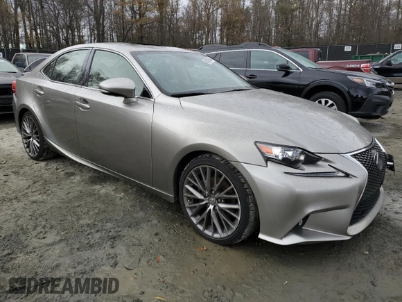 2015 Lexus IS 250 with VIN JTHCF1D26F5025475, listed as a Copart auction lot 83206504 with 108,246 mi miles and Salvage title. Bid and sale history available at DreamBid. Image 4.