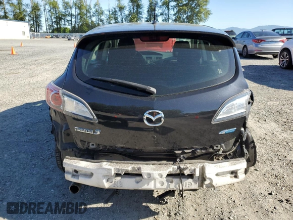 2012 Mazda 3 i Touring with VIN JM1BL1L8XC1628217, listed as a Copart auction lot 58494425 with 62,727 mi miles and Salvage title. Bid and sale history available at DreamBid. Image 6.