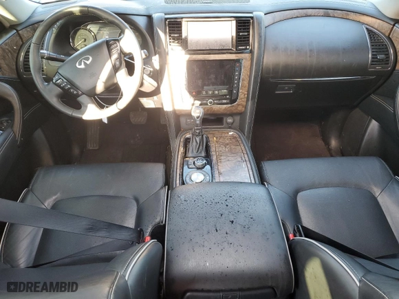 2021 Infiniti QX80 PREMIUM SELECT with VIN JN8AZ2AF5M9719792, listed as a Copart auction lot 46295815 with 59,926 mi miles and Clean Title. Bid and sale history available at carsss.com. Image 8.