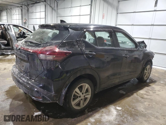 2021 Nissan Kicks S with VIN 3N1CP5BV5ML539143, listed as a Copart auction lot 45693805 with 34,537 mi miles and Salvage title. Bid and sale history available at DreamBid. Image 3.