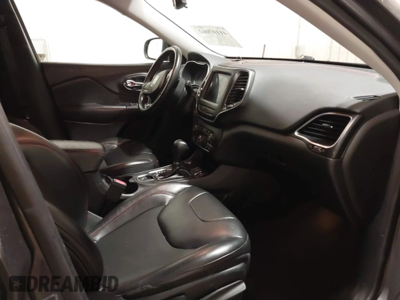 2019 Jeep Cherokee Trailhawk Elite with VIN 1C4PJMBX8KD298807, listed as a IAAI auction lot 41107062 with 79,685 mi miles. Bid and sale history available at carsss.com. Image 5.