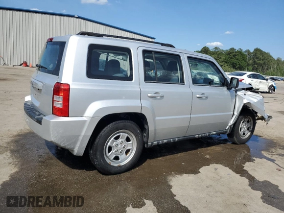 2010 Jeep Patriot Sport z VIN 1J4NF2GB1AD649544, wystawiony jako Copart lot #55086225 z przebiegiem 98 944 mil mil oraz Szkoda całkowita • Salvage title. Historia ofert i sprzedaży dostępna na DreamBid. Obrazek 3.