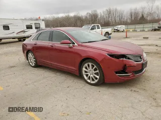 2015 Lincoln MKZ with VIN 3LN6L2JK4FR617273, listed as a Copart auction lot 49673915 with 134,224 mi miles and Salvage title. Bid and sale history available at DreamBid. Image 4.