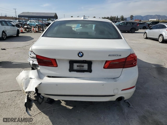 2019 BMW 5 Series 530e iPerformance with VIN WBAJA9C55KB393219, listed as a Copart auction lot 47777745 with 23,845 mi miles and Salvage Title. Bid and sale history available at carsss.com. Image 6.
