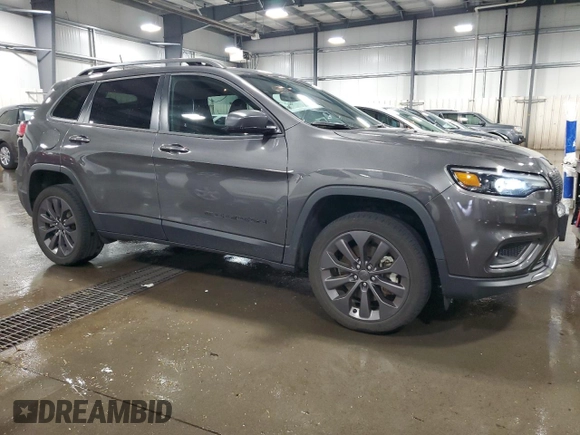 2021 Jeep Cherokee Latitude Lux with VIN 1C4PJMMX1MD152717, listed as a Copart auction lot 61002385 with 53,178 mi miles and Salvage title. Bid and sale history available at DreamBid. Image 4.