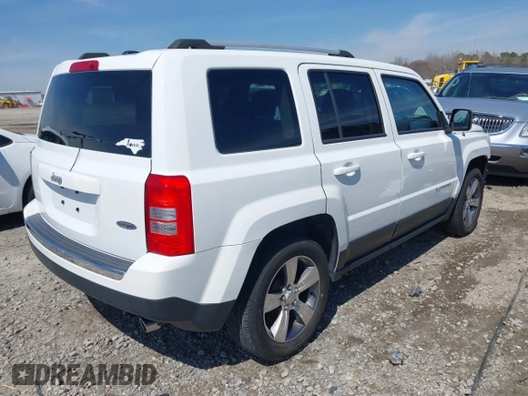 2017 Jeep Patriot High Altitude with VIN 1C4NJPFAXHD161987, listed as a IAAI auction lot 41792850 with 89,526 mi miles and . Bid and sale history available at carsss.com. Image 4.