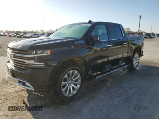 2021 Chevrolet Silverado 1500 High Country with VIN 3GCUYHET7MG234553, listed as a Copart auction lot 52436555 with 0 mi miles and Salvage Title. Bid and sale history available at carsss.com. Image 1.