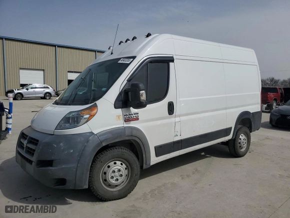 2018 Ram ProMaster Cargo Van with VIN 3C6TRVBGXJE111648, listed as a Copart auction lot 48403265 with 234,151 mi miles and Salvage Title. Bid and sale history available at carsss.com. Image 1.