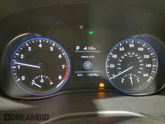 2018 Hyundai Kona Limited with VIN KM8K33A53JU099558, listed as a Copart auction lot 45492725 with 115,298 mi miles and Salvage Title. Bid and sale history available at carsss.com. Image 9.