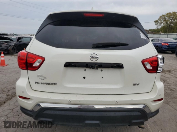 2019 Nissan Pathfinder SV с VIN 5N1DR2MN2KC611458, выставлен на аукционе Copart как лот 70230434 с пробегом 55 950 миль миль и Списание • Salvage title. История ставок и продаж доступна на DreamBid. Изображение 6.