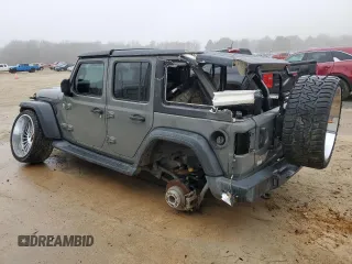 2018 Jeep Wrangler Unlimited Sport S with VIN 1C4HJXDN7JW264071, listed as a Copart auction lot 43575135 with 96,371 mi miles and Clean title. Bid and sale history available at DreamBid. Image 2.