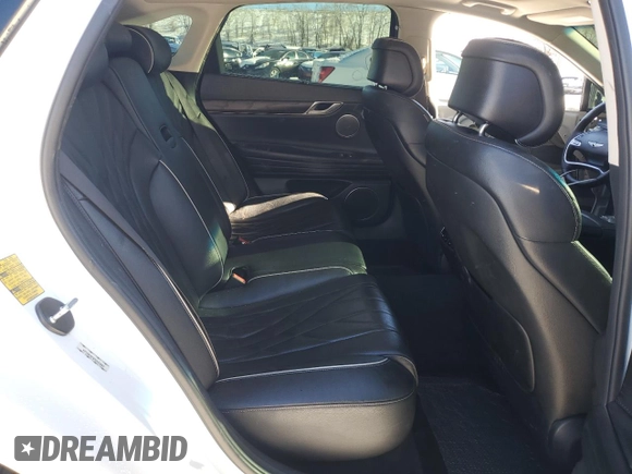 2021 Genesis G80 2.5T with VIN KMTGB4SC6MU044687, listed as a Copart auction lot 87952985 with 80,141 mi miles and Salvage Title. Bid and sale history available at DreamBid. Image 10.