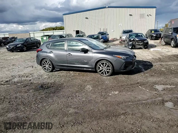 2024 Subaru Impreza Sport with VIN JF1GUAFC2R8292376, listed as a Copart auction lot 74884494 with 27,047 mi miles and Salvage Title. Bid and sale history available at carsss.com. Image 13.
