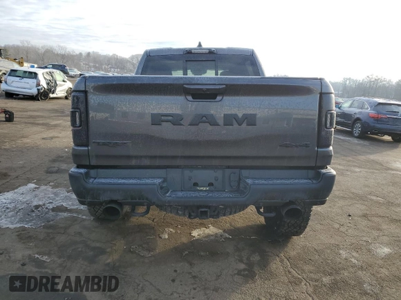 2022 Ram 1500 TRX with VIN 1C6SRFU94NN265242, listed as a Copart auction lot 42183075 with 20,580 mi miles and Salvage Title. Bid and sale history available at carsss.com. Image 6.