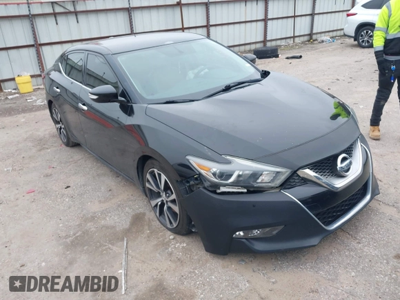 2016 Nissan Maxima SL with VIN 1N4AA6APXGC419472, listed as a IAAI auction lot 41642950 with 167,165 mi miles and . Bid and sale history available at DreamBid. Image 1.