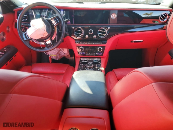 2022 Rolls-Royce Ghost with VIN SCATV0C00NU213144, listed as a Copart auction lot 77853014 with 0 mi miles and Salvage Title. Bid and sale history available at carsss.com. Image 8.