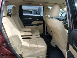 2015 Toyota Highlander Limited with VIN 5TDDKRFH5FS220558, listed as a Copart auction lot 50641505 with 62,447 mi miles and Salvage Title. Bid and sale history available at carsss.com. Image 10.