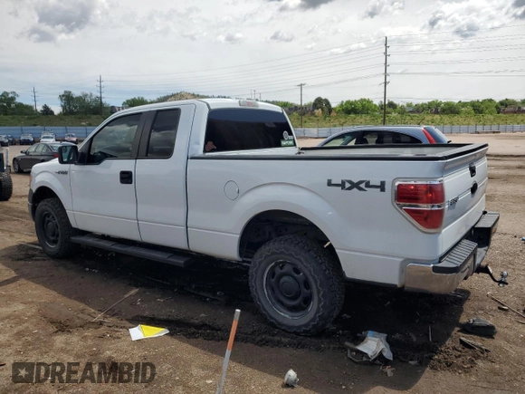 2012 Ford F-150 XL with VIN 1FTFX1EF6CFB16264, listed as a Copart auction lot 58839275 with 121,226 mi miles and Salvage title. Bid and sale history available at DreamBid. Image 2.