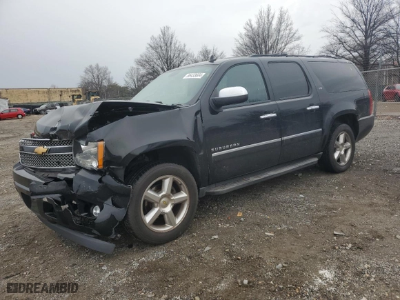 2012 Chevrolet Suburban LTZ with VIN 1GNSCKE0XCR282532, listed as a Copart auction lot 86433604 with 167,713 mi miles and Salvage Title. Bid and sale history available at carsss.com. Image 1.