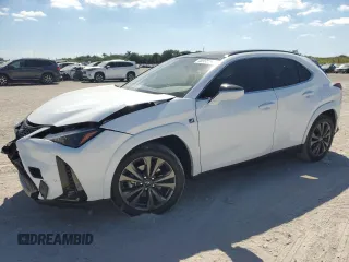 2024 Lexus UX 250h F Sport z VIN JTHR6JBH7R2191267, wystawiony jako Copart lot #48938205 z przebiegiem 14 519 mil mil oraz Szkody całkowita. Historia ofert i sprzedaży dostępna na DreamBid. Obrazek 1.