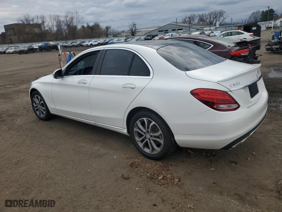 2016 Mercedes-Benz C-Class C 300 Luxury with VIN 55SWF4KB4GU154512, listed as a Copart auction lot 52024035 with 110,383 mi miles and Salvage Title. Bid and sale history available at carsss.com. Image 2.